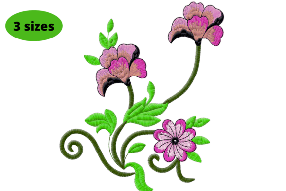 Floral Bouquet Embroidery Design