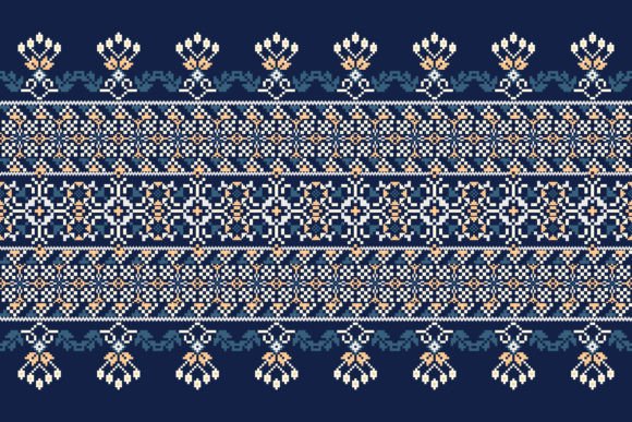 Floral Cross Stitch Pattern Review